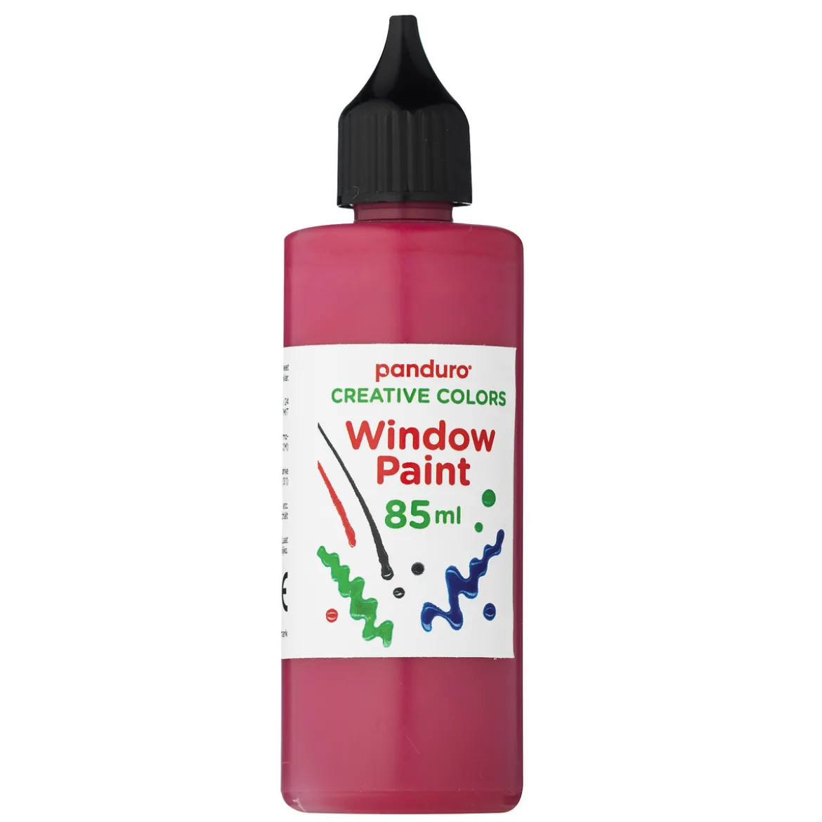 Vindusmaling 85 ml rød