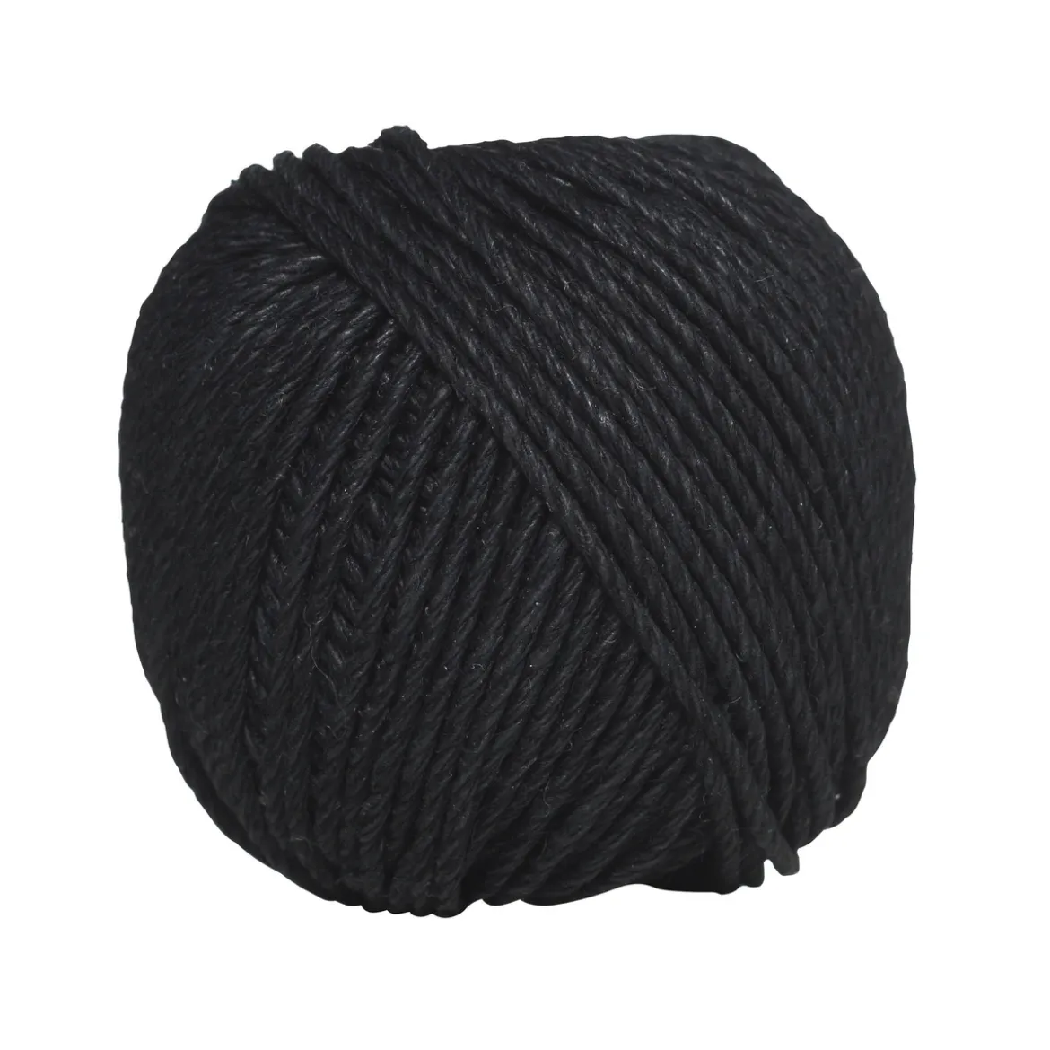Vokset hampesnor 25 m 2 mm svart