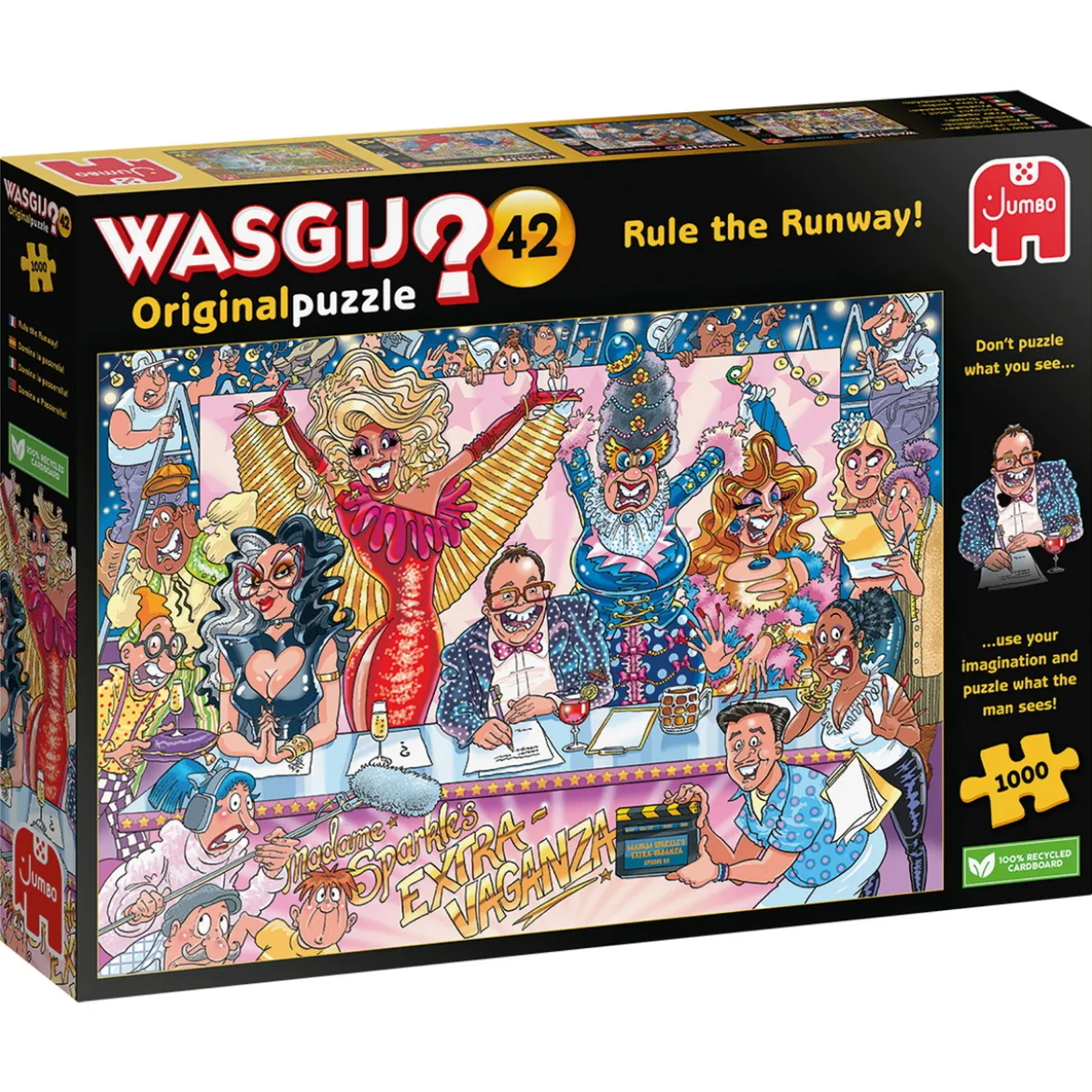 Wasgij puslespill #42 – Rule the runway! 1000 biter, 49×68 cm