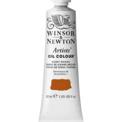 Winsor & Newton Artists' oljemaling 37 ml Burnt Sienna 074