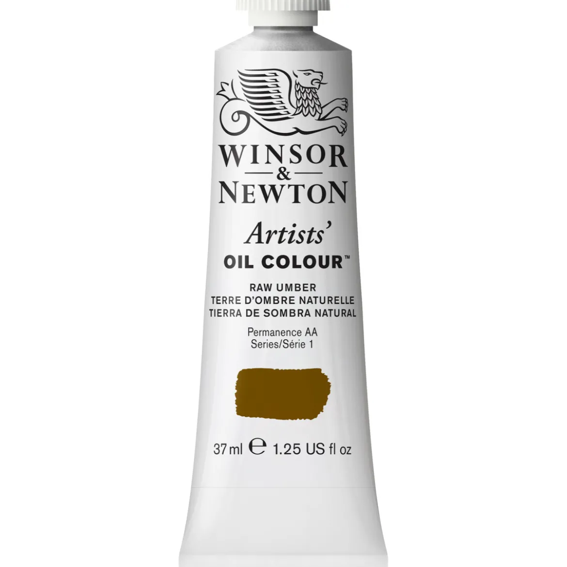Winsor & Newton Artists' oljemaling 37 ml Raw Umber 554