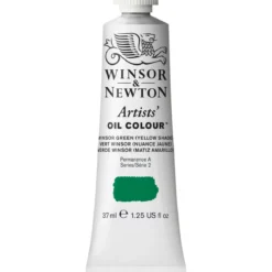 Winsor & Newton Artists' oljemaling 37 ml Winsor Green (Yellow Shade) 721