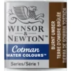 Winsor & Newton Cotman akvarellmaling halvkopp – Burnt Umber 076