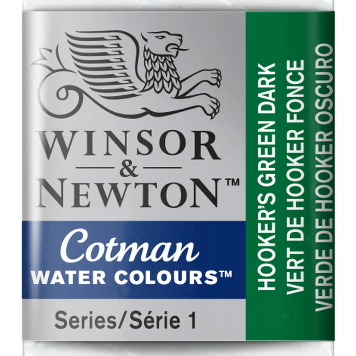 Winsor & Newton Cotman akvarellmaling halvkopp – Hookers Green Light 314