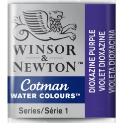 Winsor & Newton Cotman akvarellmaling halvkopp – Dioxazine Violet 231