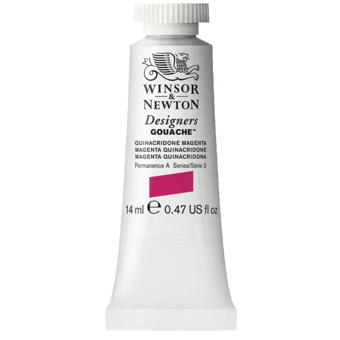 Winsor & Newton Designers Gouache 14 ml – Quinacridone Magenta 550