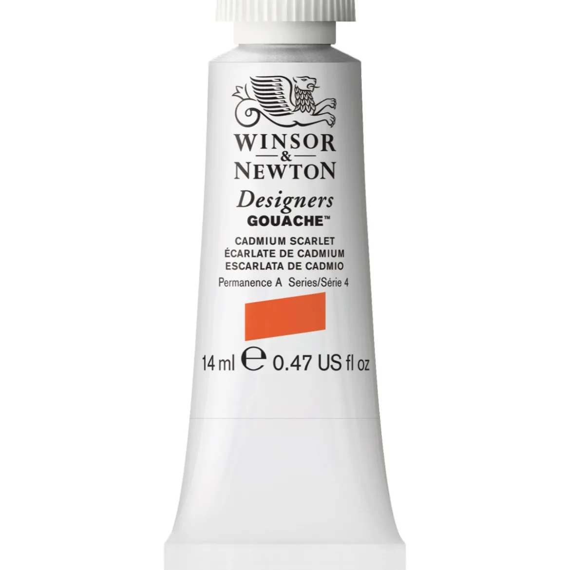 Winsor & Newton Designers Gouache 14 ml – Cadmium scarlet 106