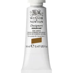 Winsor & Newton Designers Gouache 14 ml – Raw umber 554