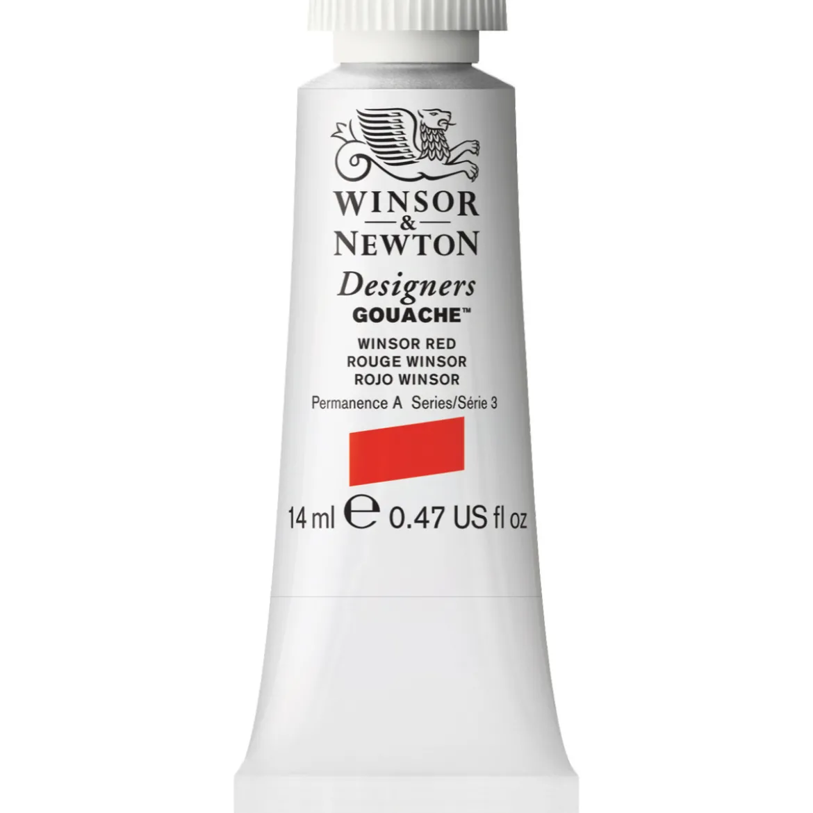 Winsor & Newton Designers Gouache 14 ml – Winsor red 726