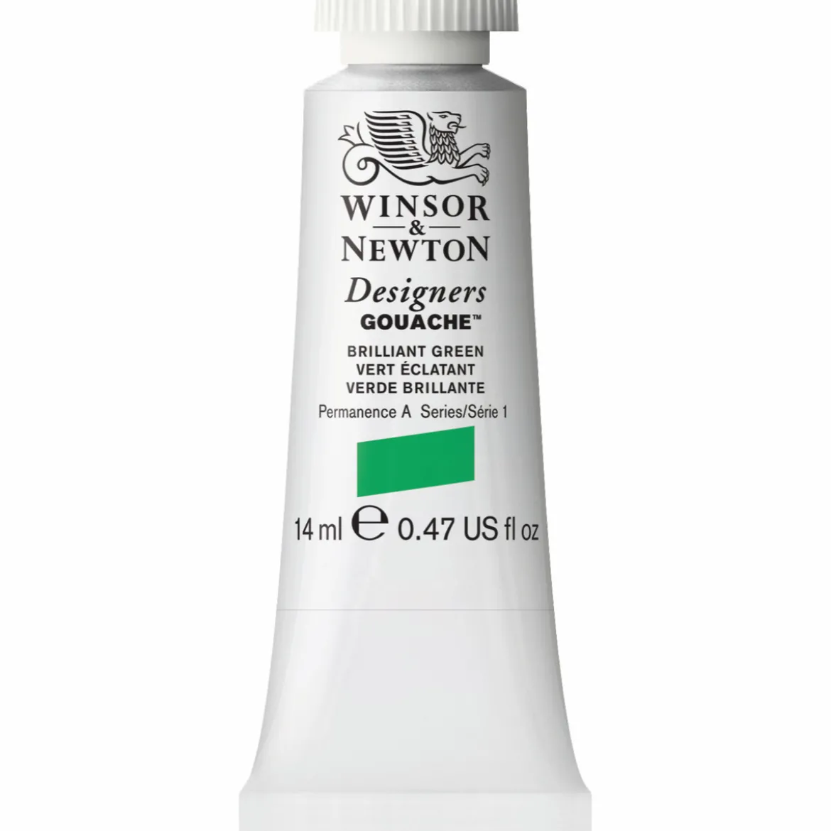 Winsor & Newton Designers Gouache 14 ml – Brilliant green 046