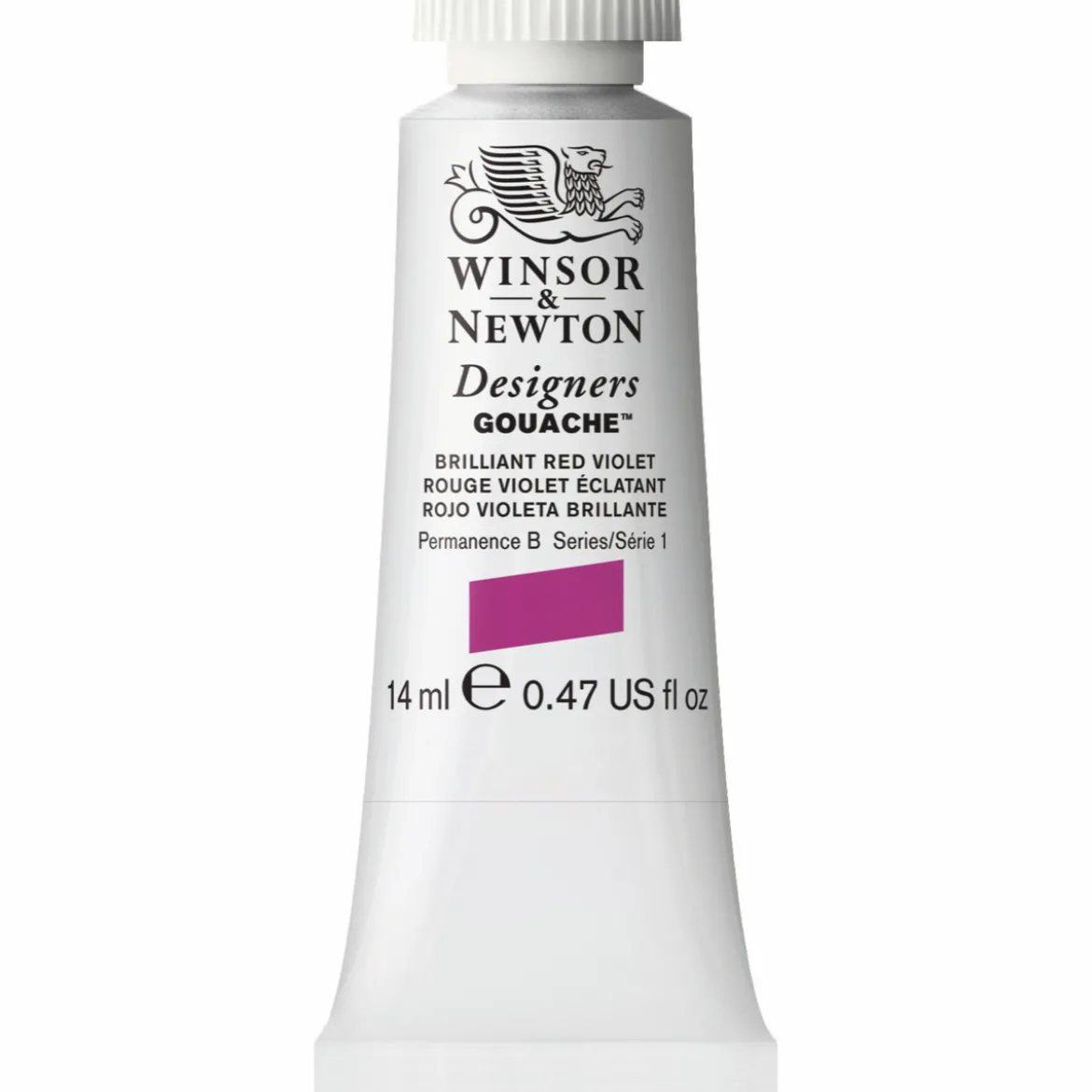 Winsor & Newton Designers Gouache 14 ml – Brilliant red/violet 050