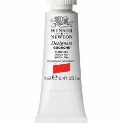 Winsor & Newton Designers Gouache 14 ml – Flame red 249