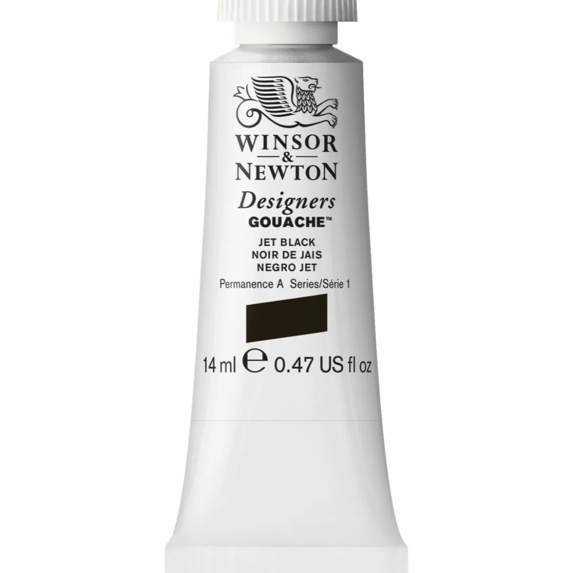 Winsor & Newton Designers Gouache 14 ml – Lamp black 337