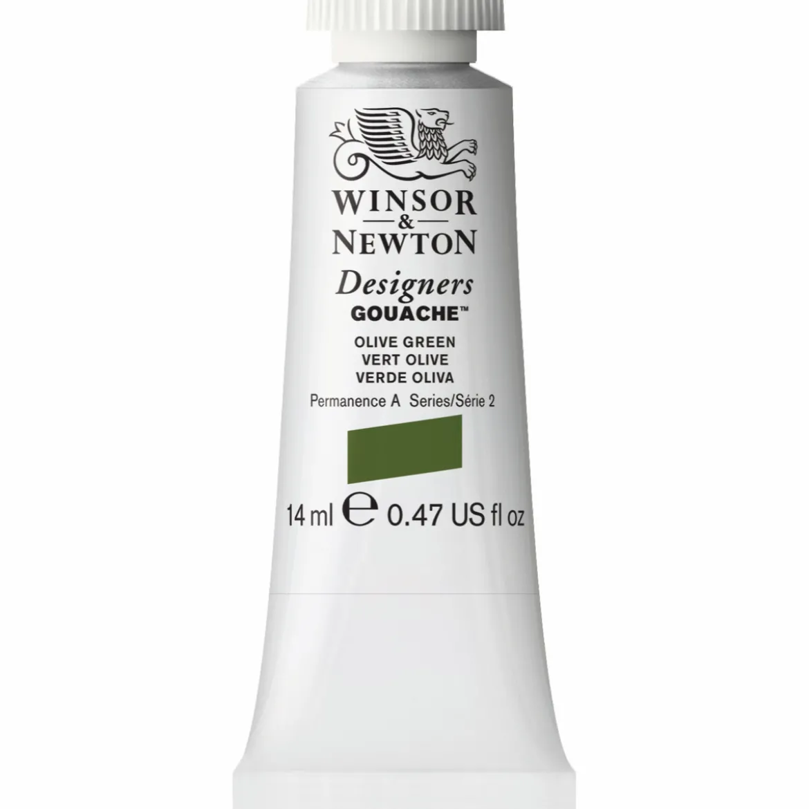 Winsor & Newton Designers Gouache 14 ml – Olive green 447