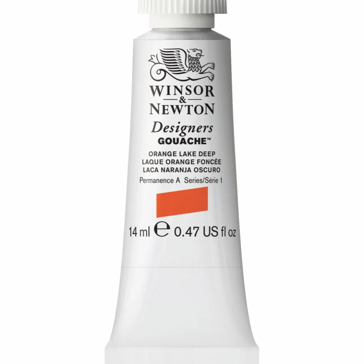 Winsor & Newton Designers Gouache 14 ml – Orange lake deep 452