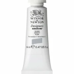 Winsor & Newton Designers Gouache 14 ml – Silver 617