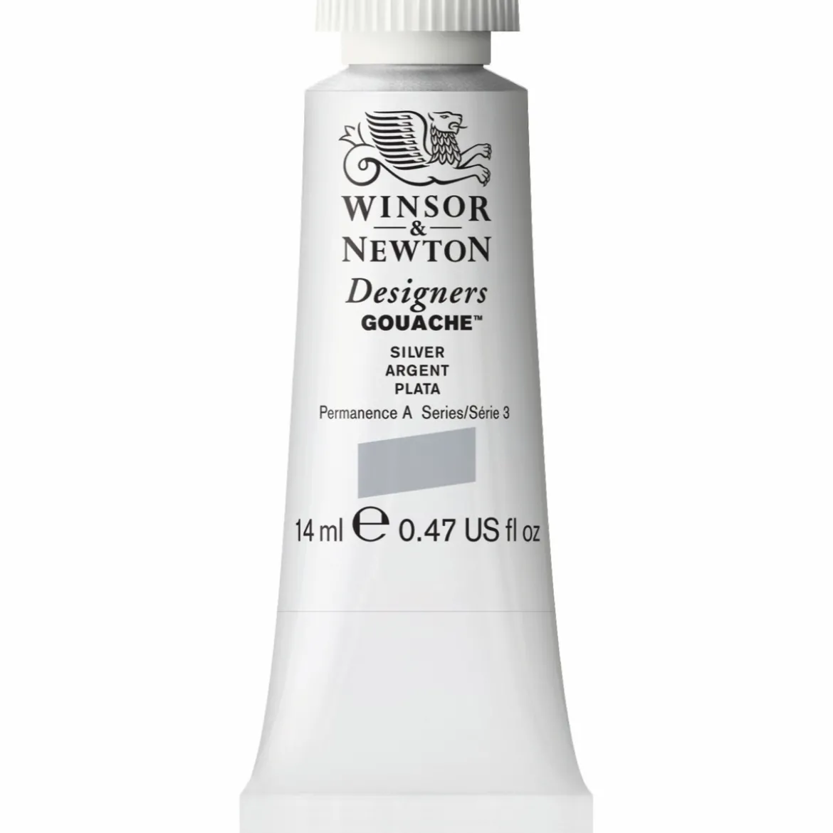 Winsor & Newton Designers Gouache 14 ml – Silver 617