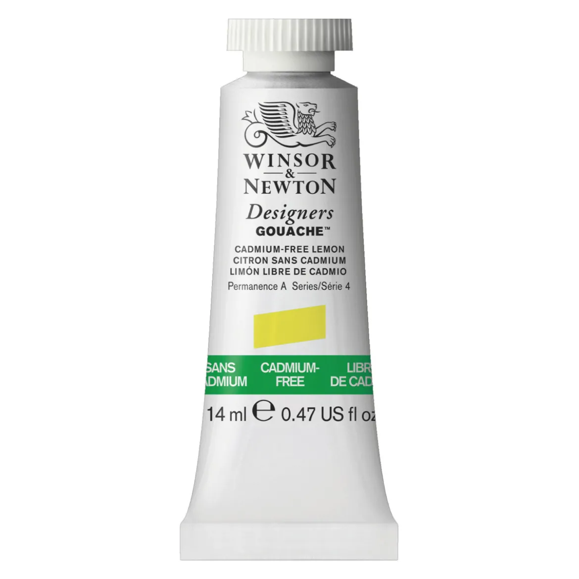Winsor & Newton Designers Gouache 14 ml – Kadmiumfri / Cadmium-free Lemon 898