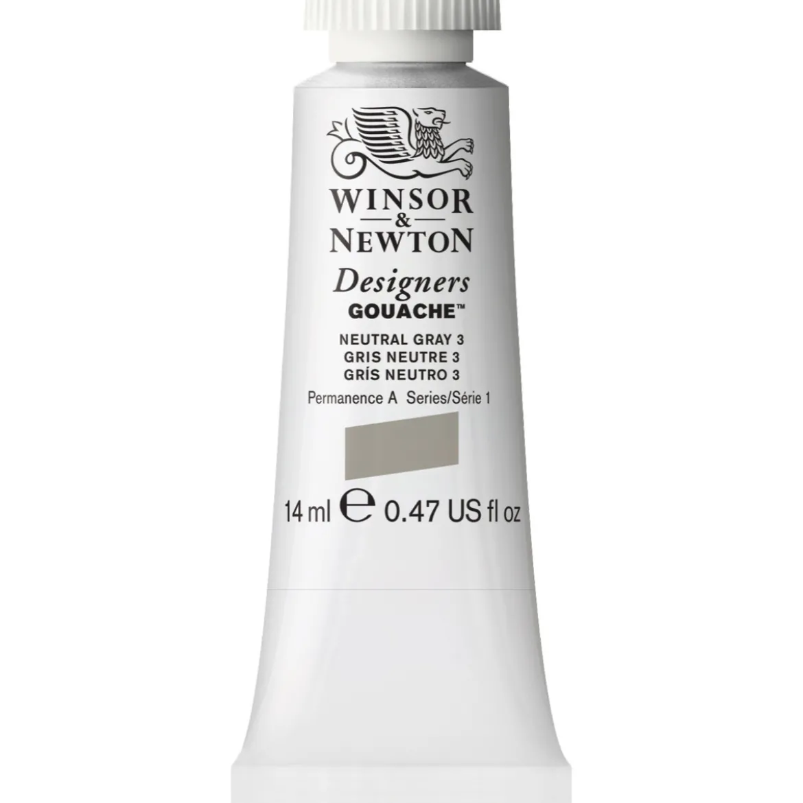 Winsor & Newton Designers Gouache 14 ml – Neutral grey 436