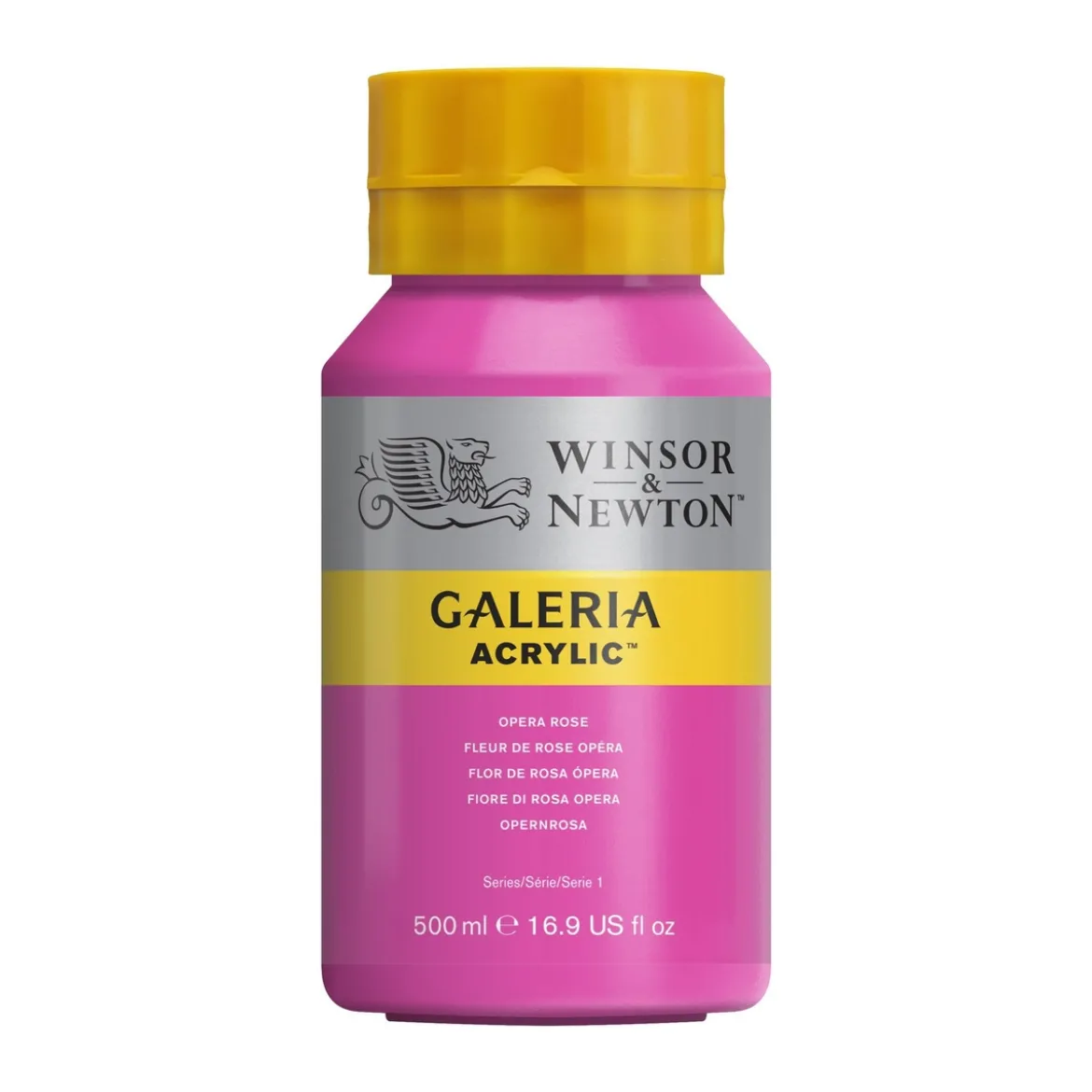 Winsor & Newton Galeria akrylmaling 500 ml Transparent Yellow 653