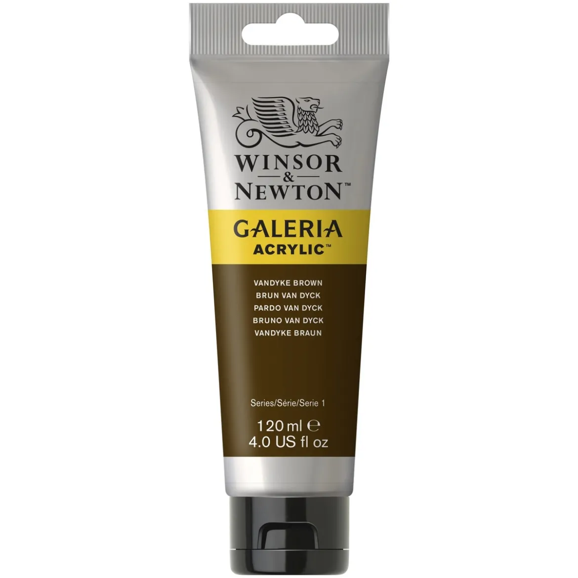 Winsor & Newton Galeria akrylmaling 120 ml Vandyke Brown 676