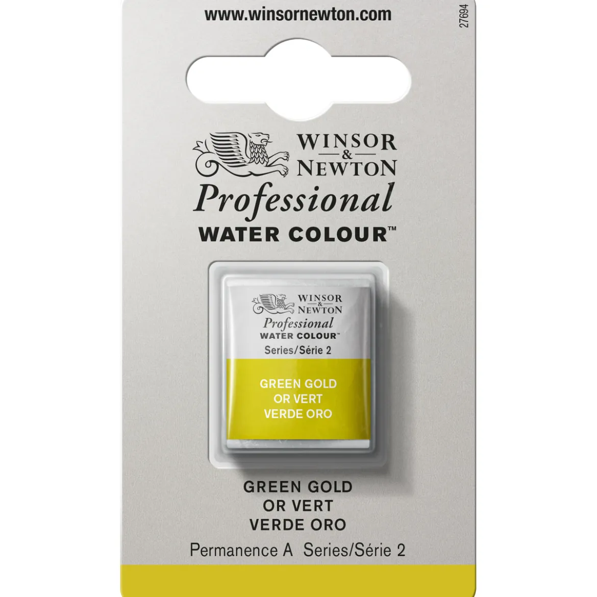 Winsor & Newton Professional akvarellmaling halvkopp Hooker's Green 311