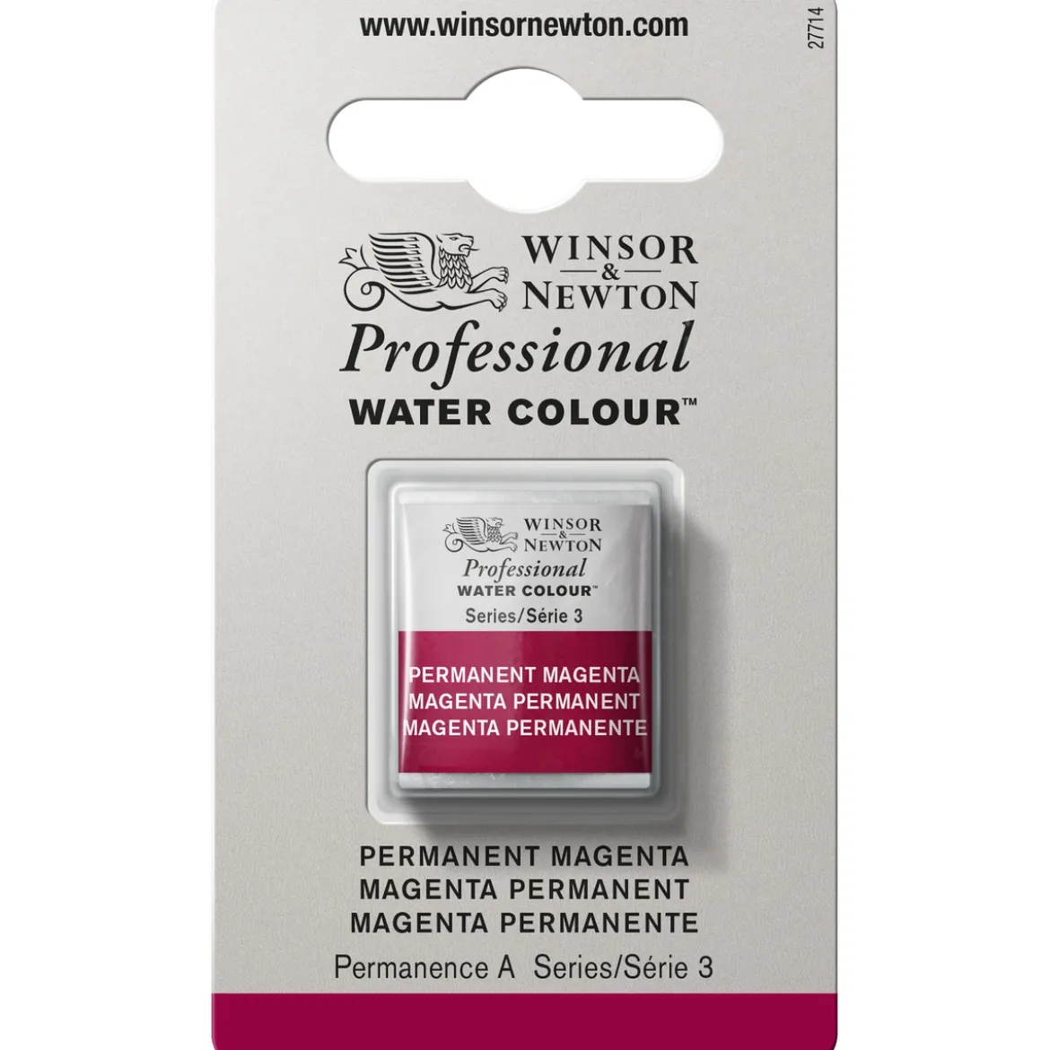Winsor & Newton Professional akvarellmaling halvkopp Permanent Magenta 489