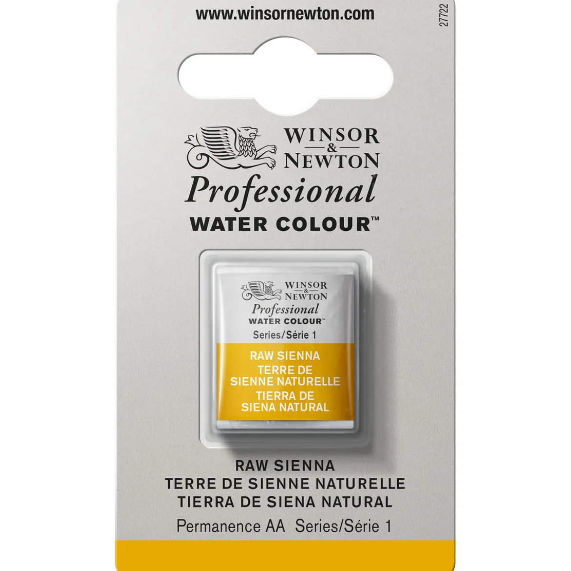Winsor & Newton Professional akvarellmaling halvkopp Raw Sienna 552