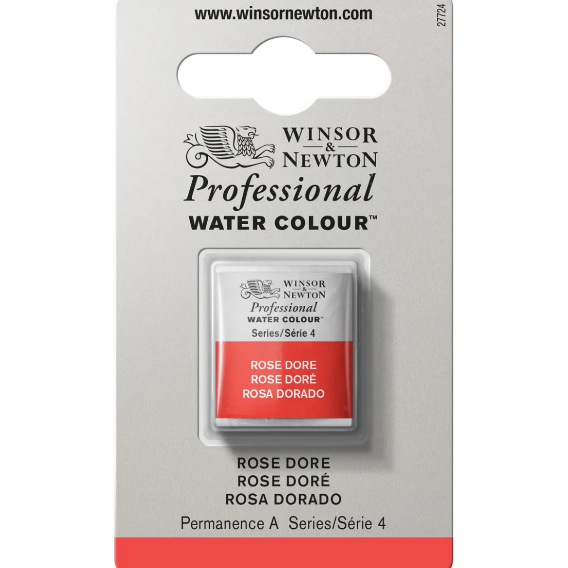 Winsor & Newton Professional akvarellmaling halvkopp Rose Doré 576
