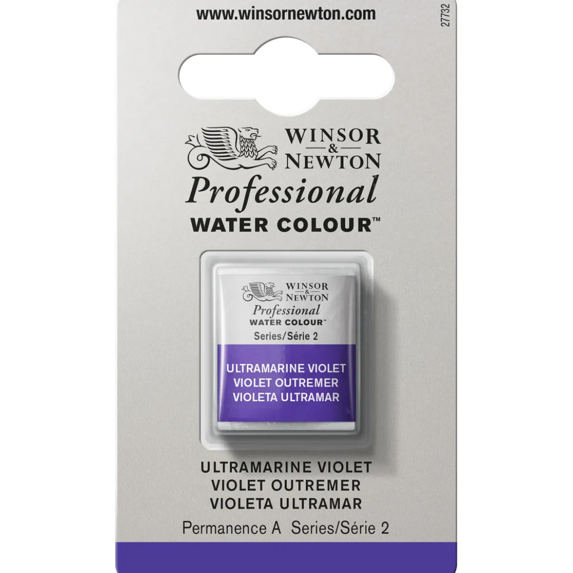 Winsor & Newton Professional akvarellmaling halvkopp Ultramarin Violet 672