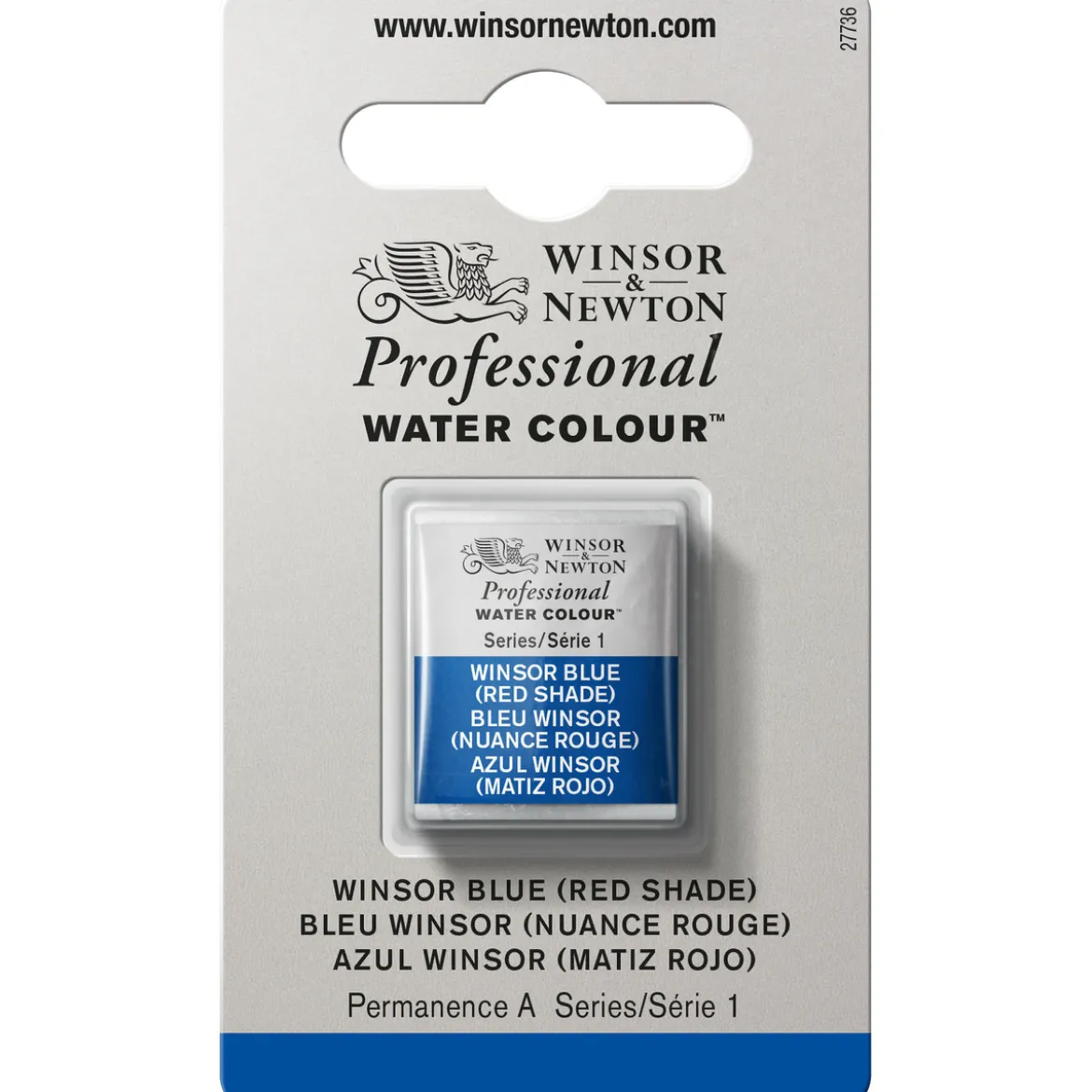 Winsor & Newton Professional akvarellmaling halvkopp Wins Green (blue shade) 719