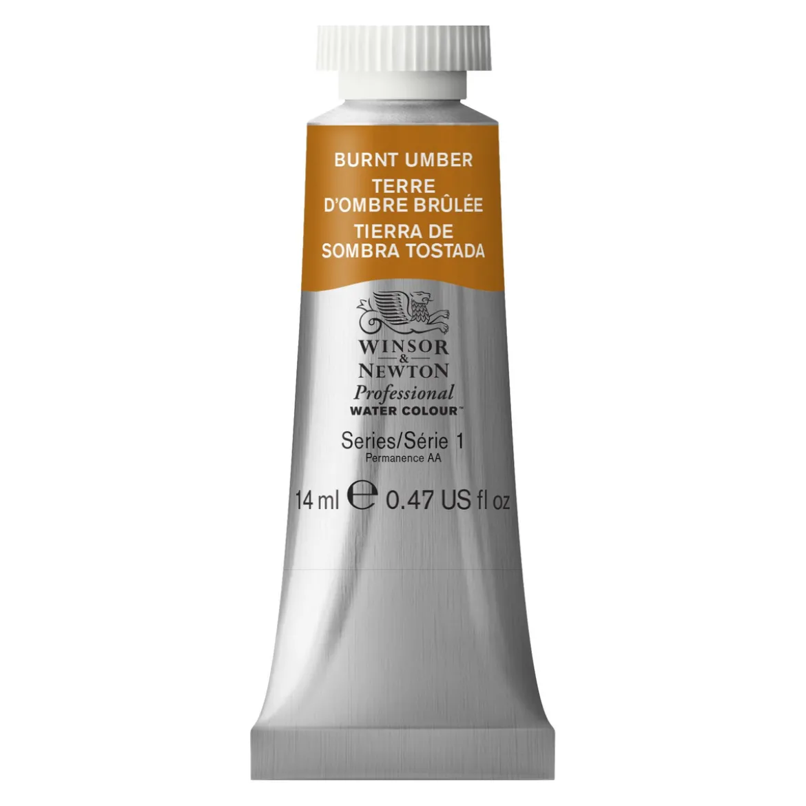Winsor & Newton Professional akvarellmaling 14 ml Burnt Umber 076