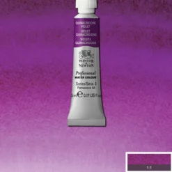 Winsor & Newton Professional akvarellmaling 5 ml Violet Quinacridone 550
