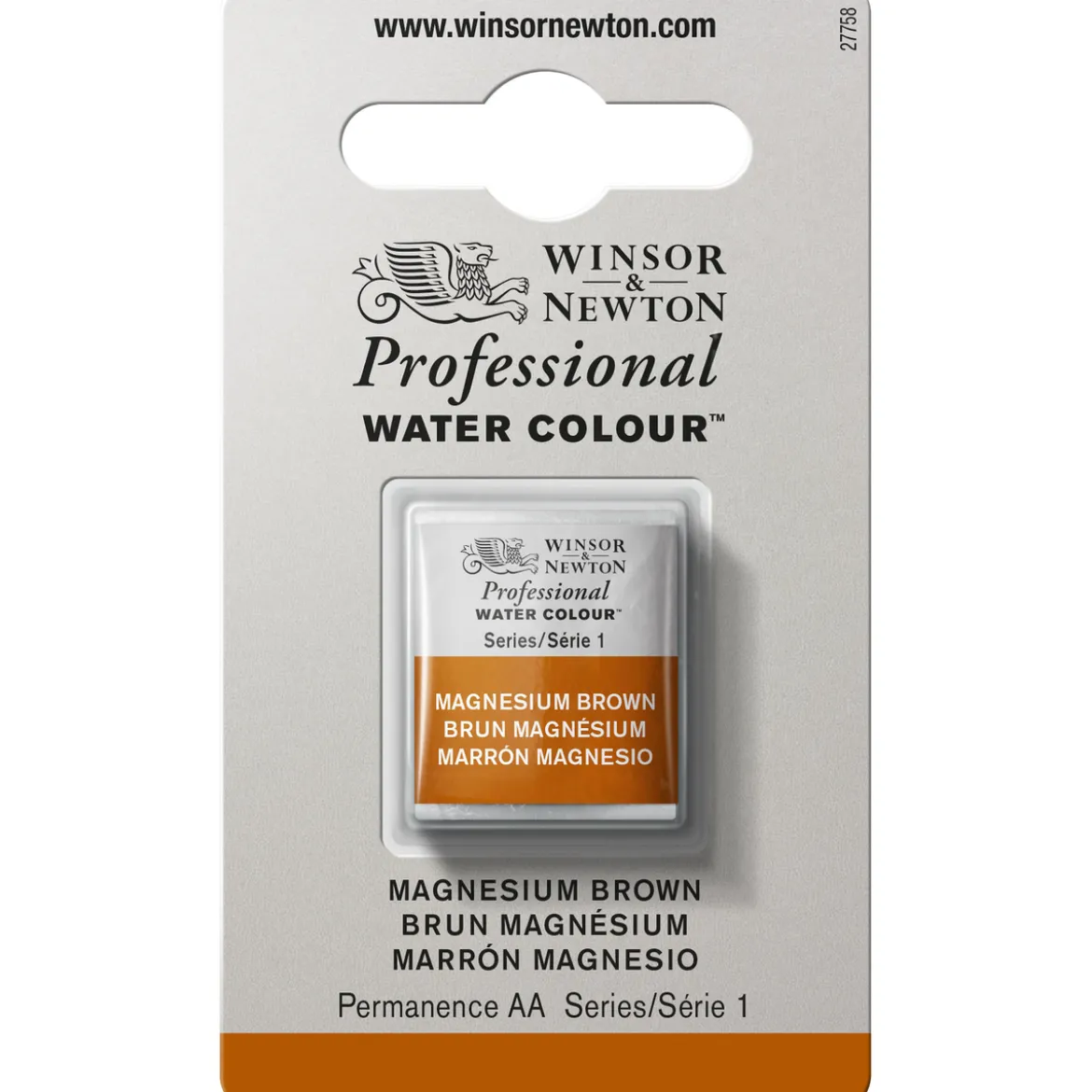 Winsor & Newton Professional akvarellmaling halvkopp Magnesium Brown 381