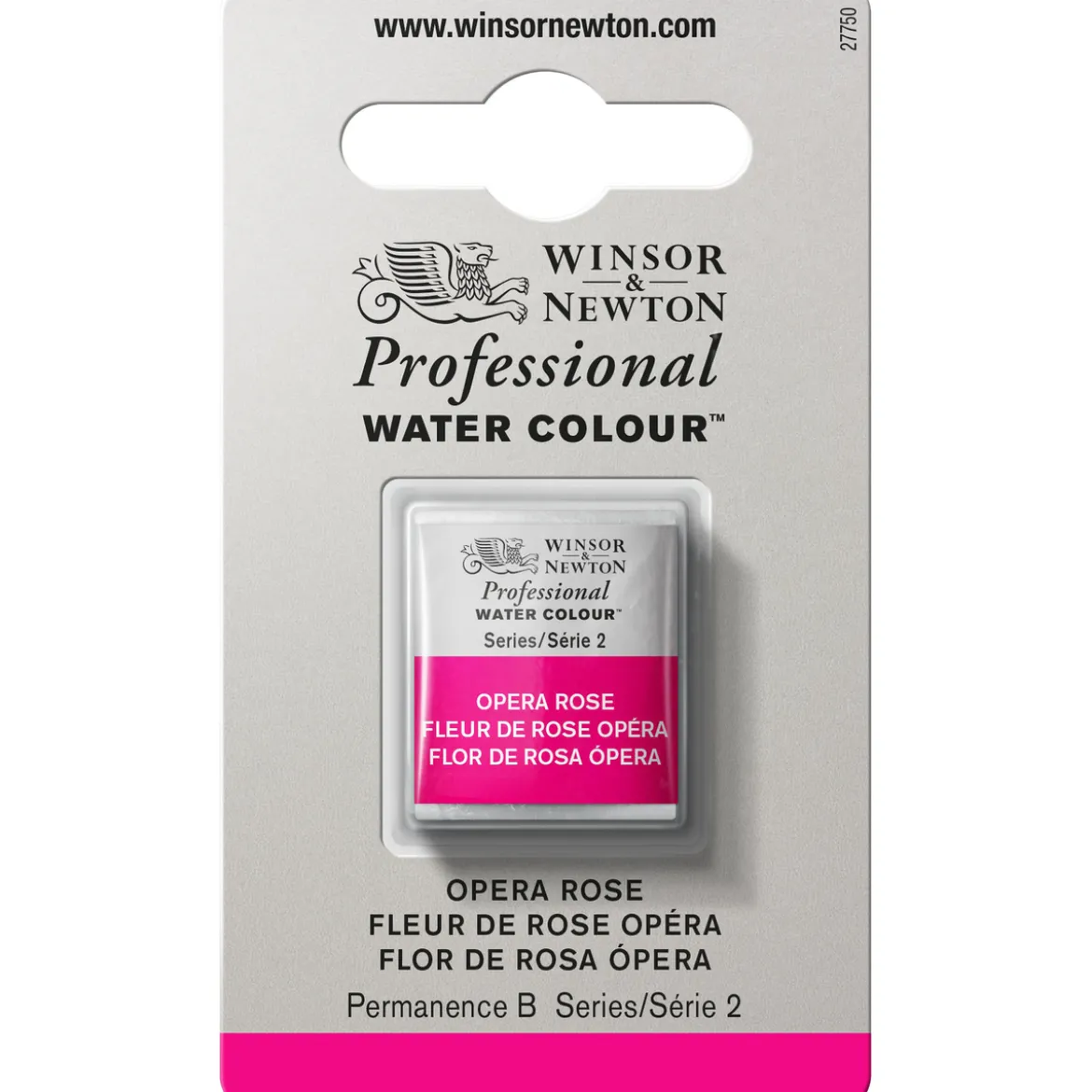 Winsor & Newton Professional akvarellmaling halvkopp Opera Rose 448