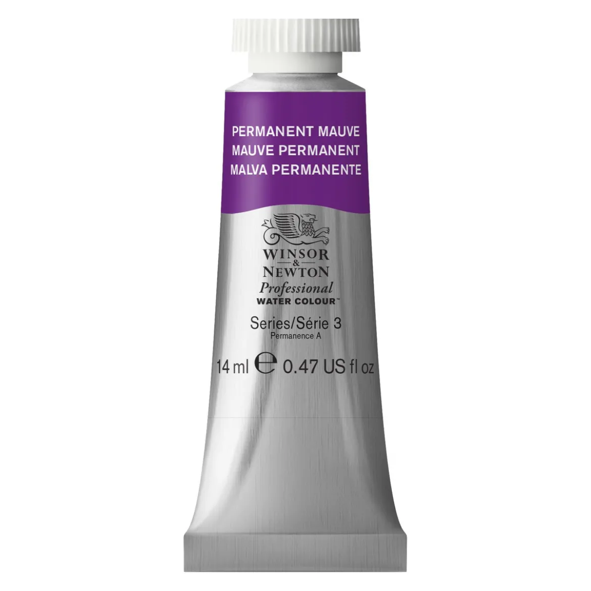 Winsor & Newton Professional akvarellmaling 14 ml Permanent Mauve 491