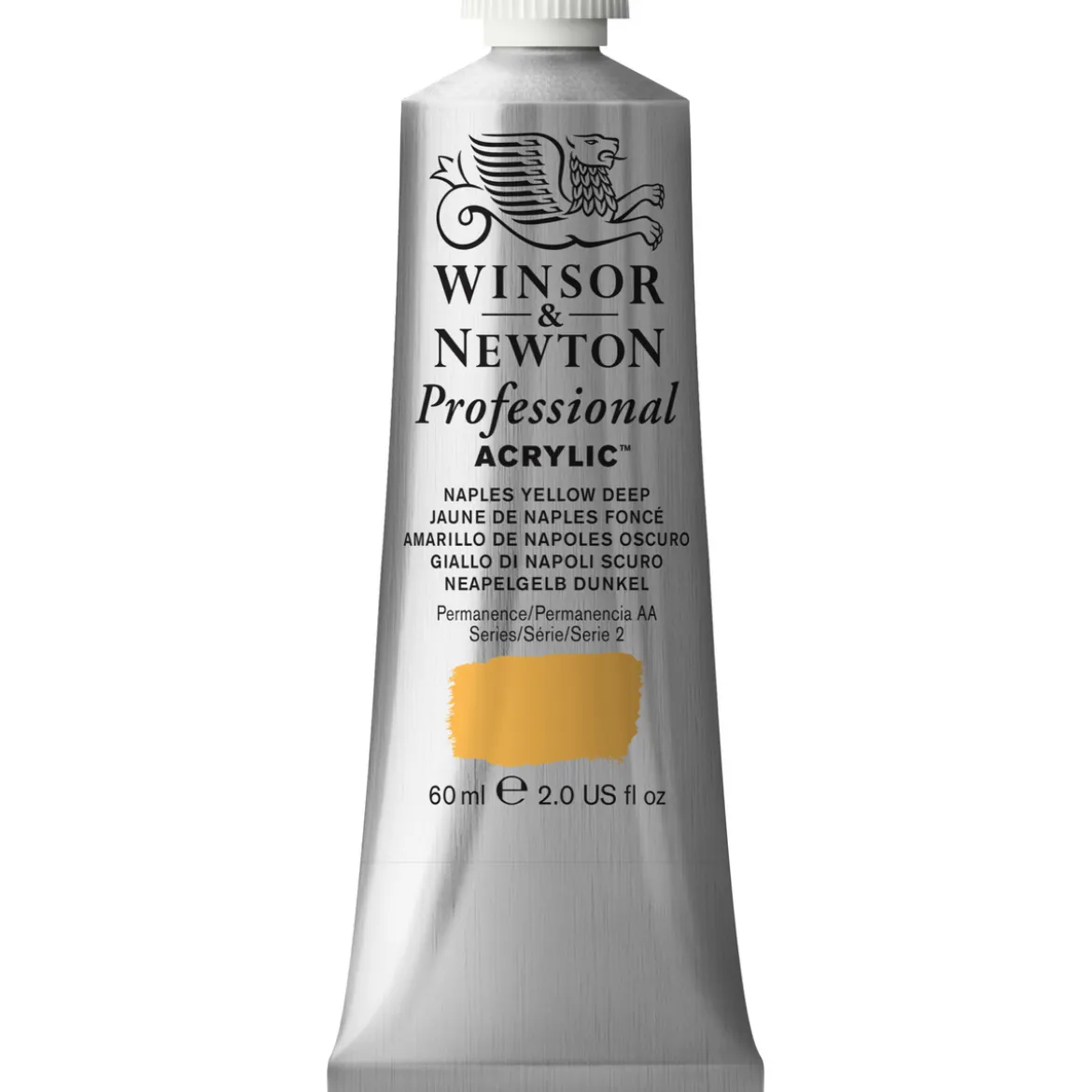 Winsor & Newton Professional akrylmaling 60 ml Naples Yellow deep 425