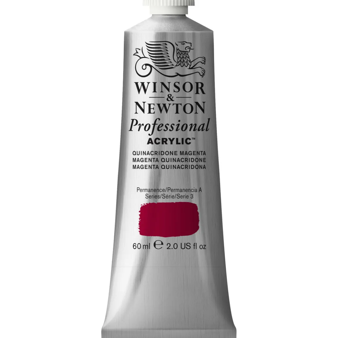 Winsor & Newton Professional akrylmaling 60 ml Quinacridone Magenta 545