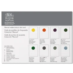 Winsor & Newton Professional Watercolour Dot Card Revival – 8 nye farger