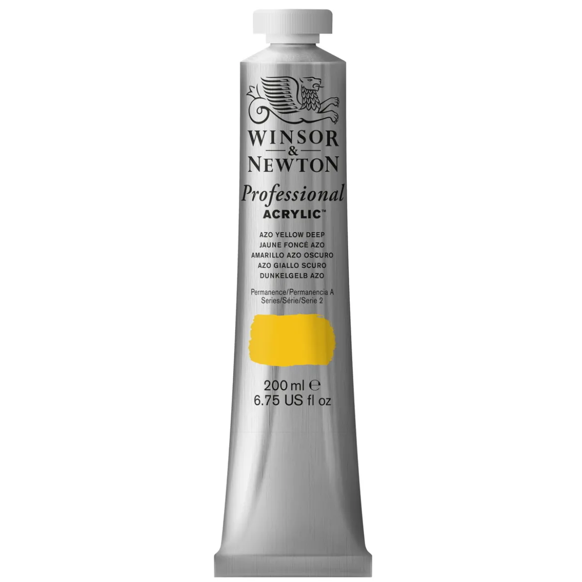 W&N Akr 200 ml Azo Yellow Deep