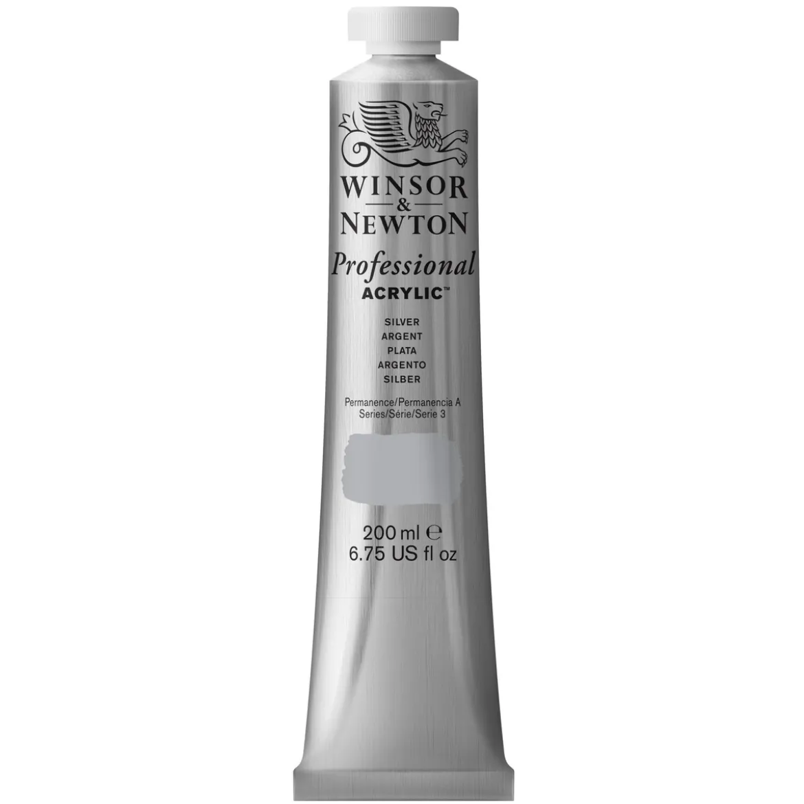 W&N Akr 200 ml Silver