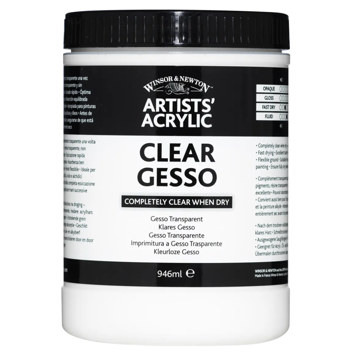 W&N Clear Gesso 946 ml