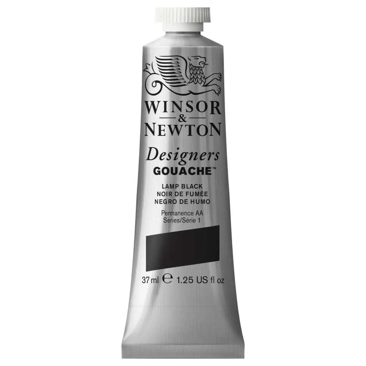 W&N D.Gouache Lamp Black 37 ml