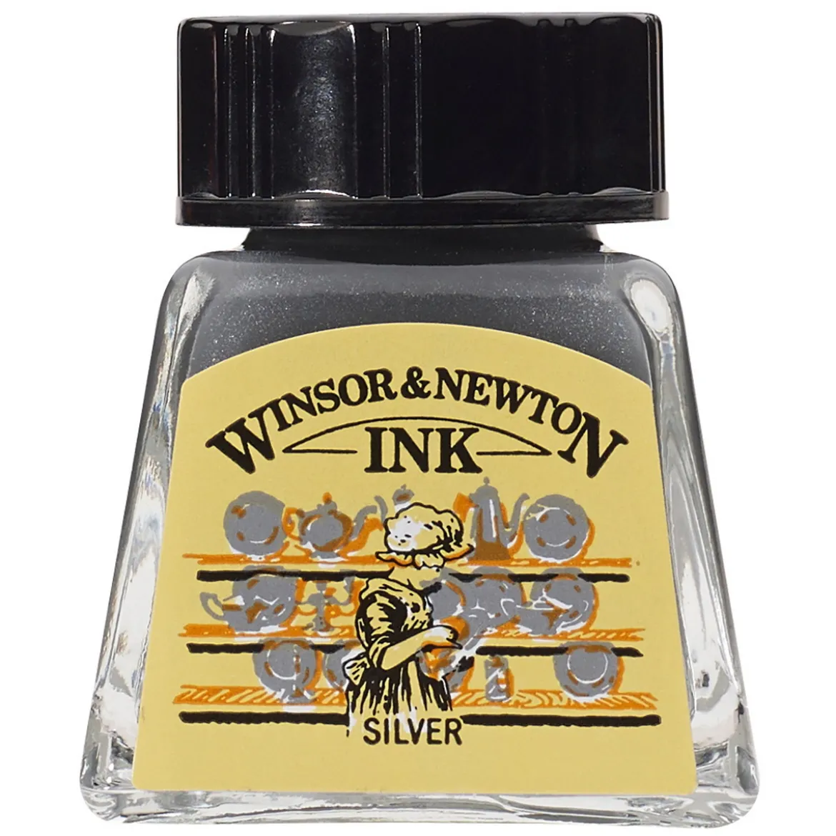 W&N Drawing Ink Silver 14 ml
