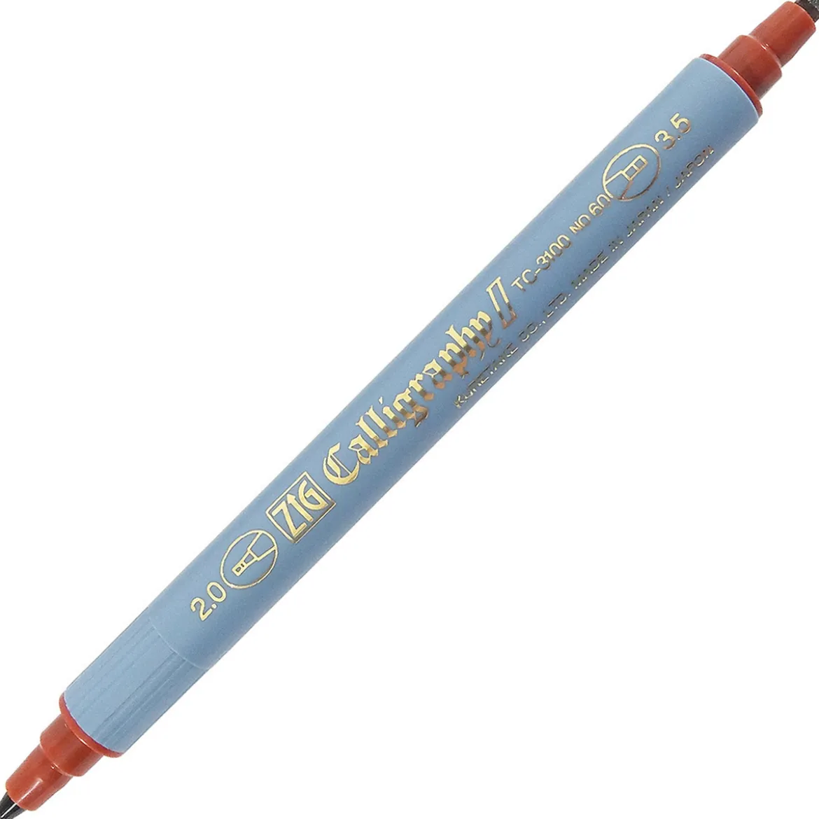 ZIG Calligraphy 2&3,5mm Brun
